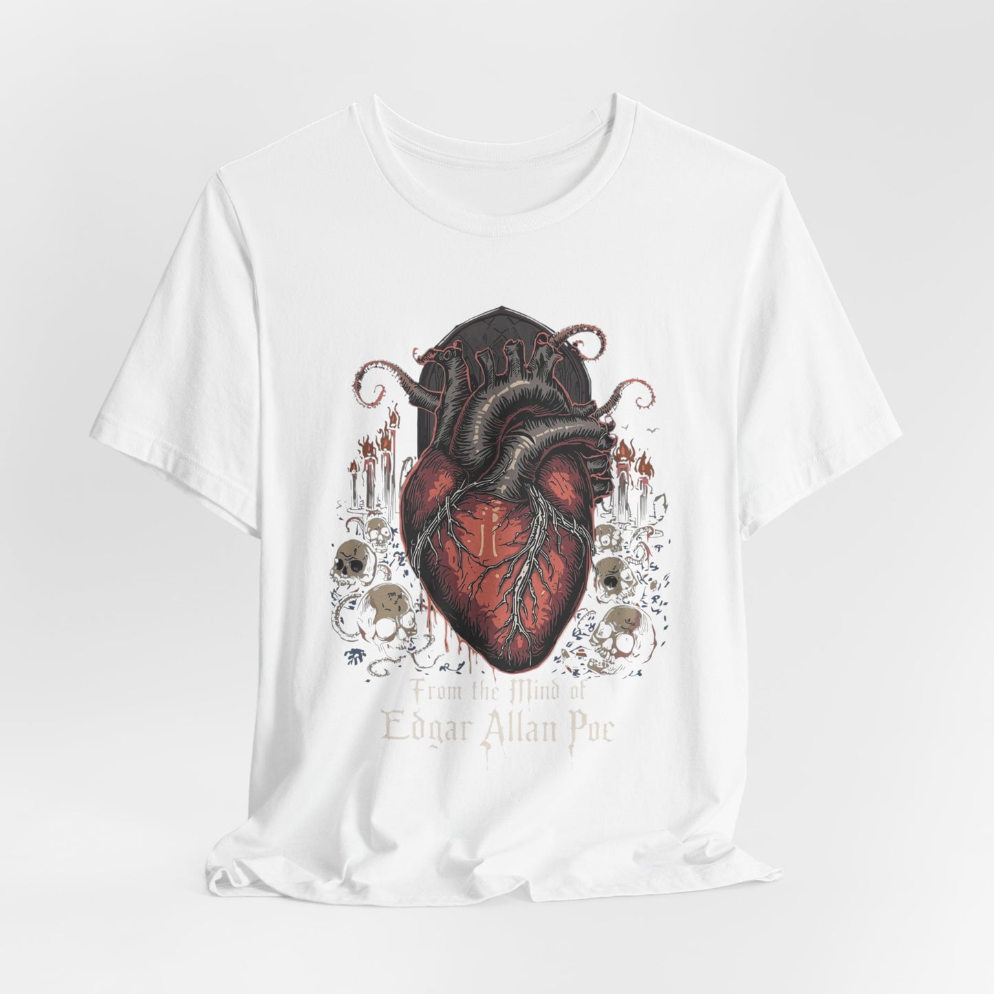 "From The Mind Of Edgar Allan Poe" Gothic Literary T-Shirt