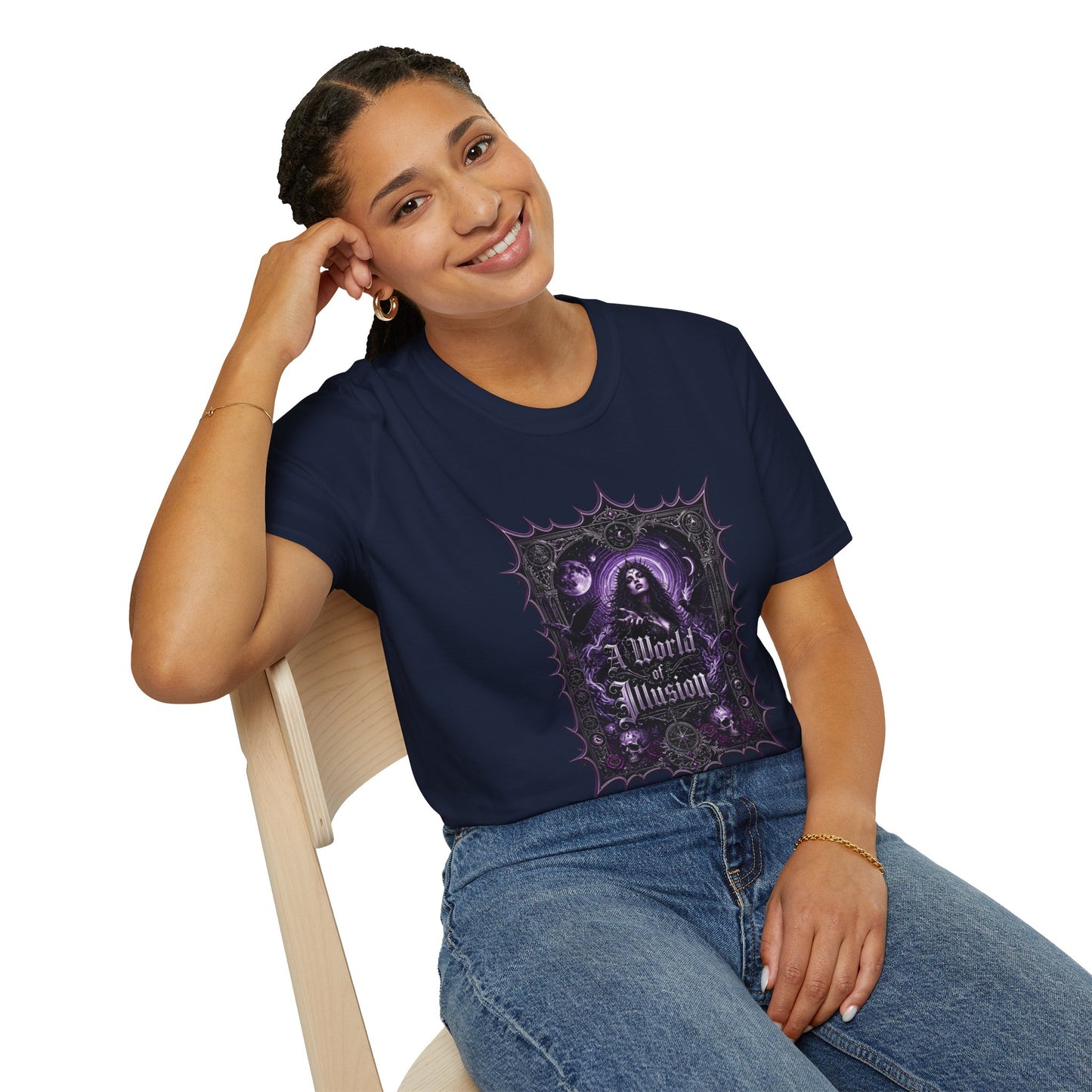 Gothic Girl 'Cosmic Gothic Illusion' T-Shirt