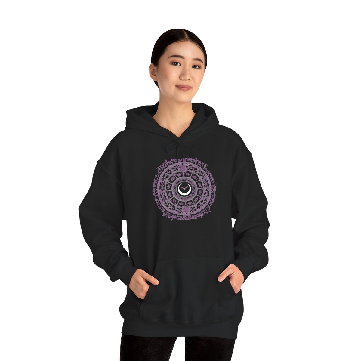 Gothic Moon Hoodie — "My Gothic Girl" Heavy Blend™ Hooded Sweatshirt