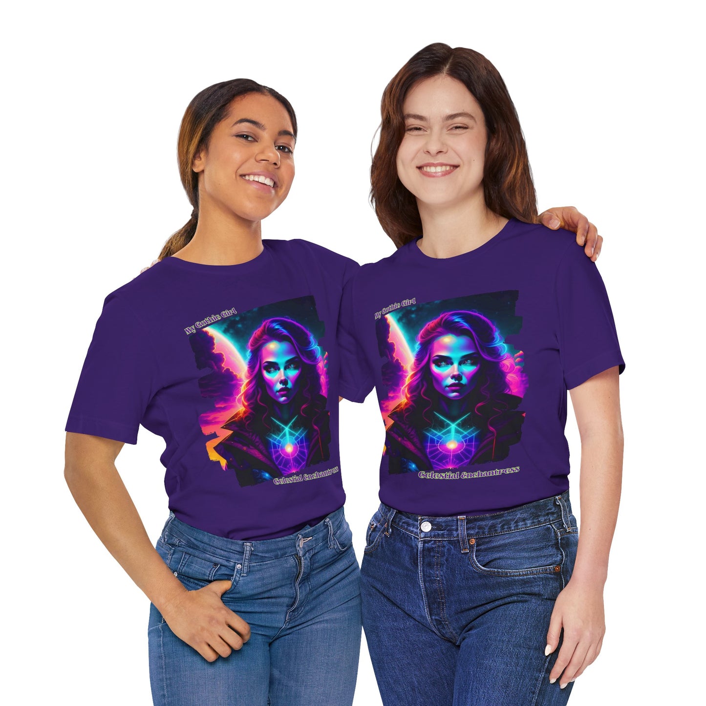 Celestial Enchantress Poetic Goth Graphic Tee – My Gothic Girl