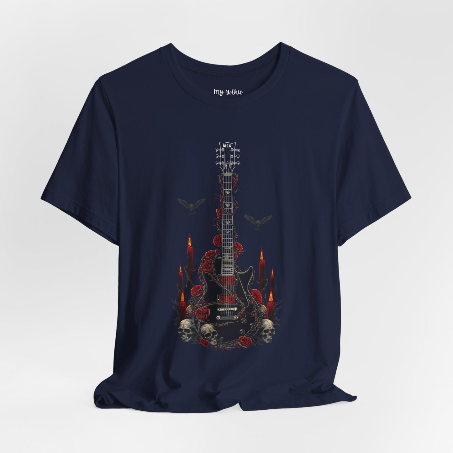 "Midnight Riff" Gothic Art Electric Guitar Tee