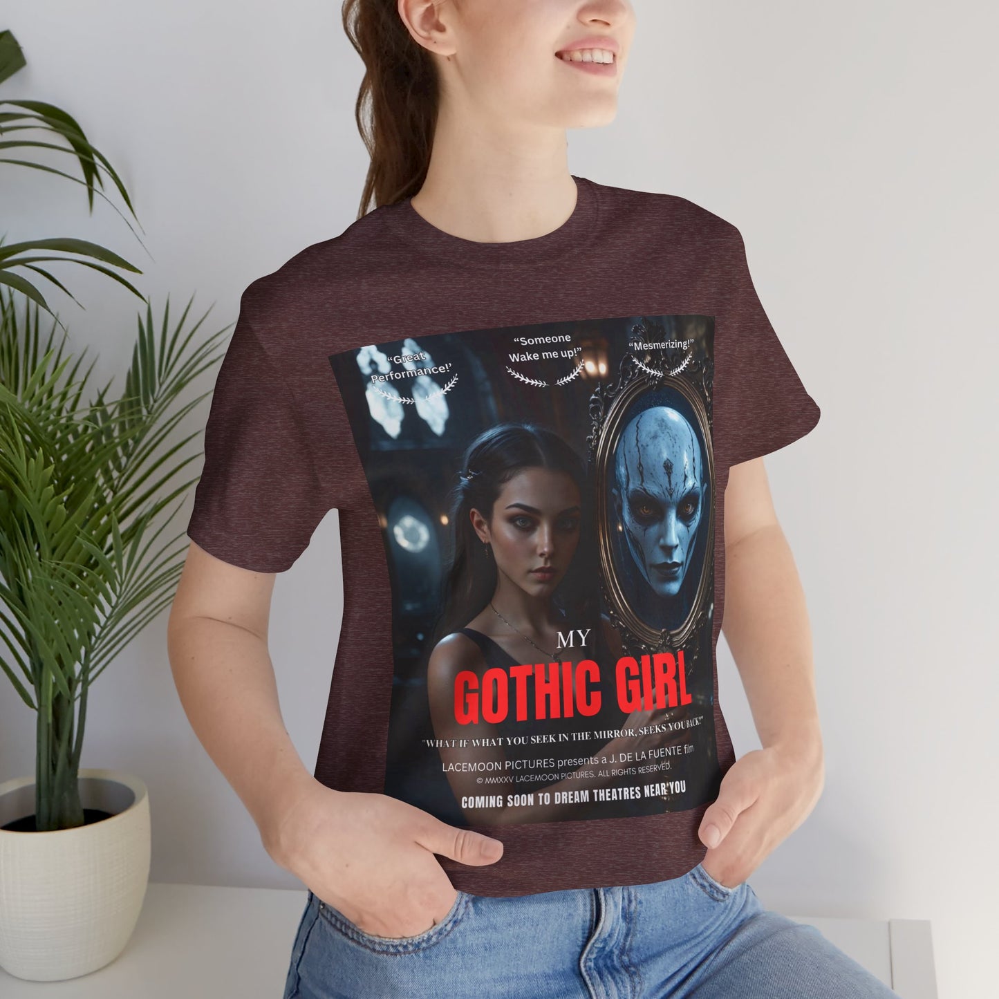 My Gothic Girl T-Shirt "Movie Poster" – Whimsy Goth Streetwear, Dark Poetry Fashion, Alt Aesthetic Apparel