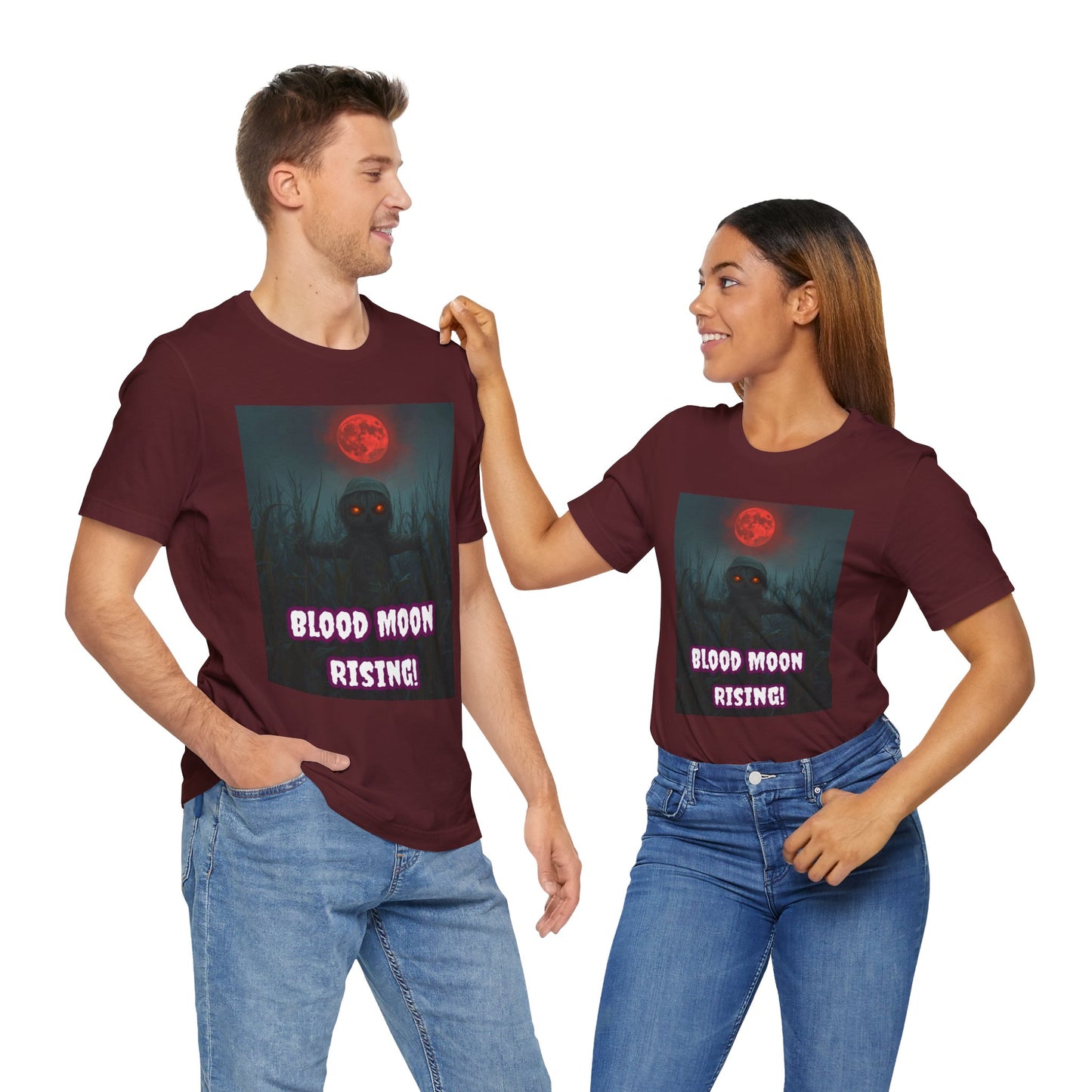 My Gothic Girl "Blood Moon Rising" Graphic T-Shirt Unisex Gothic Dark Fashion Casual Wear
