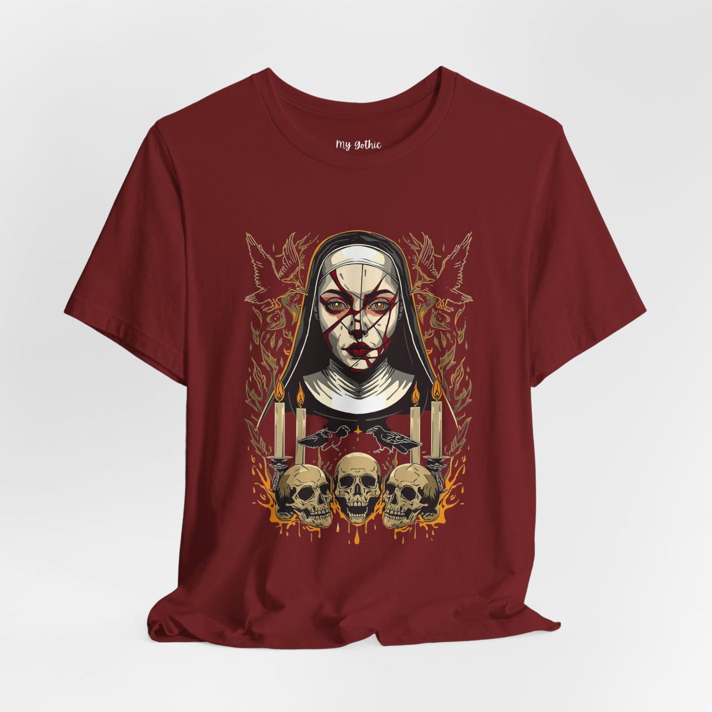 Nocturne Nun Gothic Pop Art T-Shirt