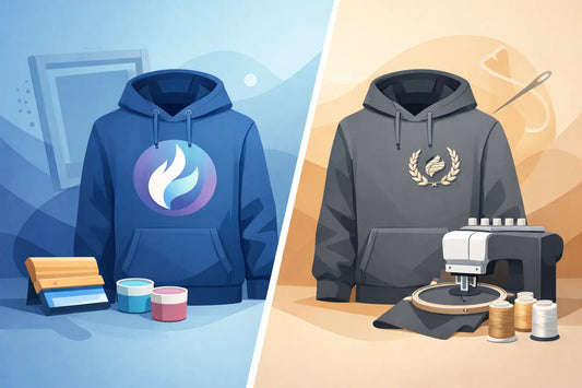 Printed Hoodies vs Embroidered Hoodies