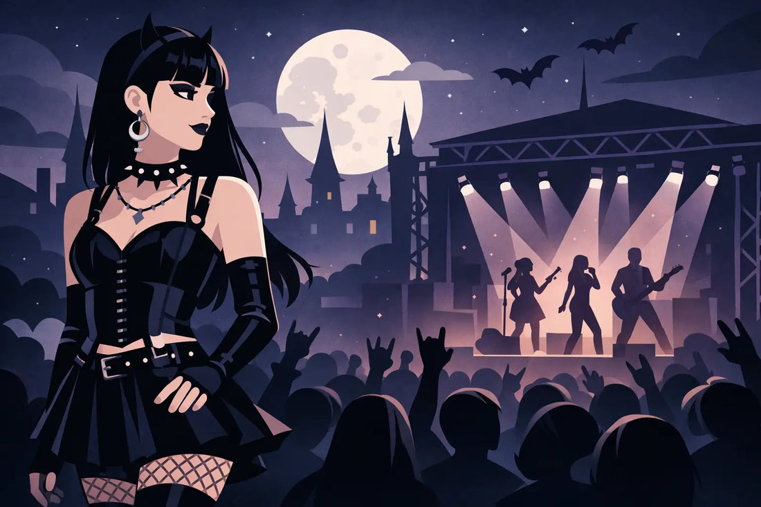 12 Goth Outfit Ideas for Concerts After Dark