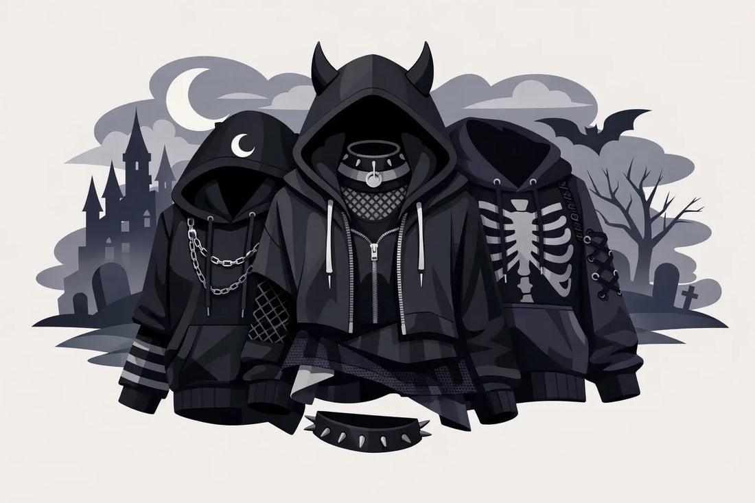 Best Goth Hoodies for Layering Right Now