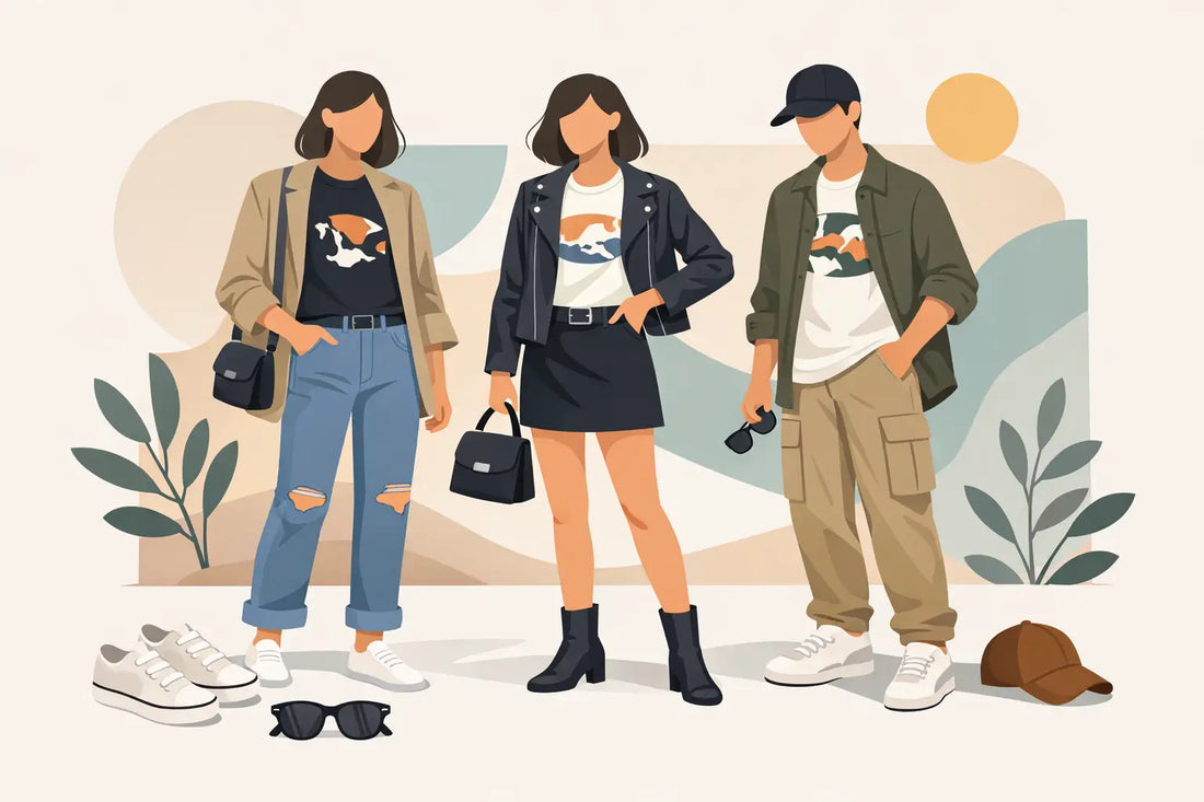 The Graphic Tee Outfit Formula That Hits