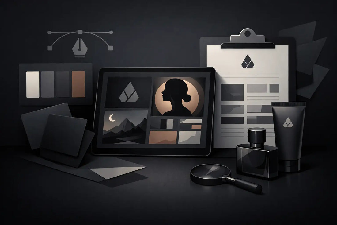Dark Aesthetic Brand Style Guide That Hits