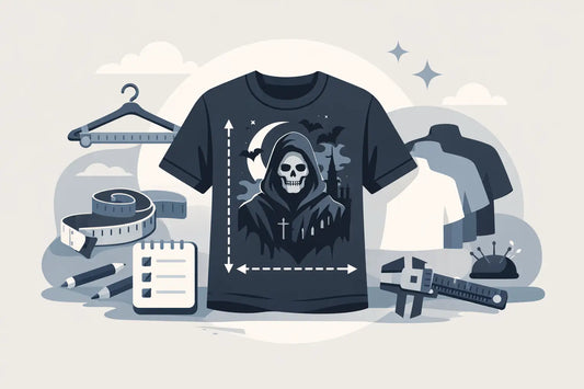 Gothic Graphic Tee Size Guide That Fits