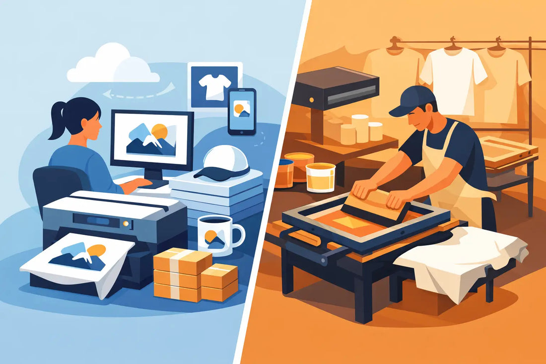 Print on Demand vs Screen Printing
