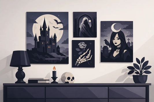 How to Decorate With Gothic Posters