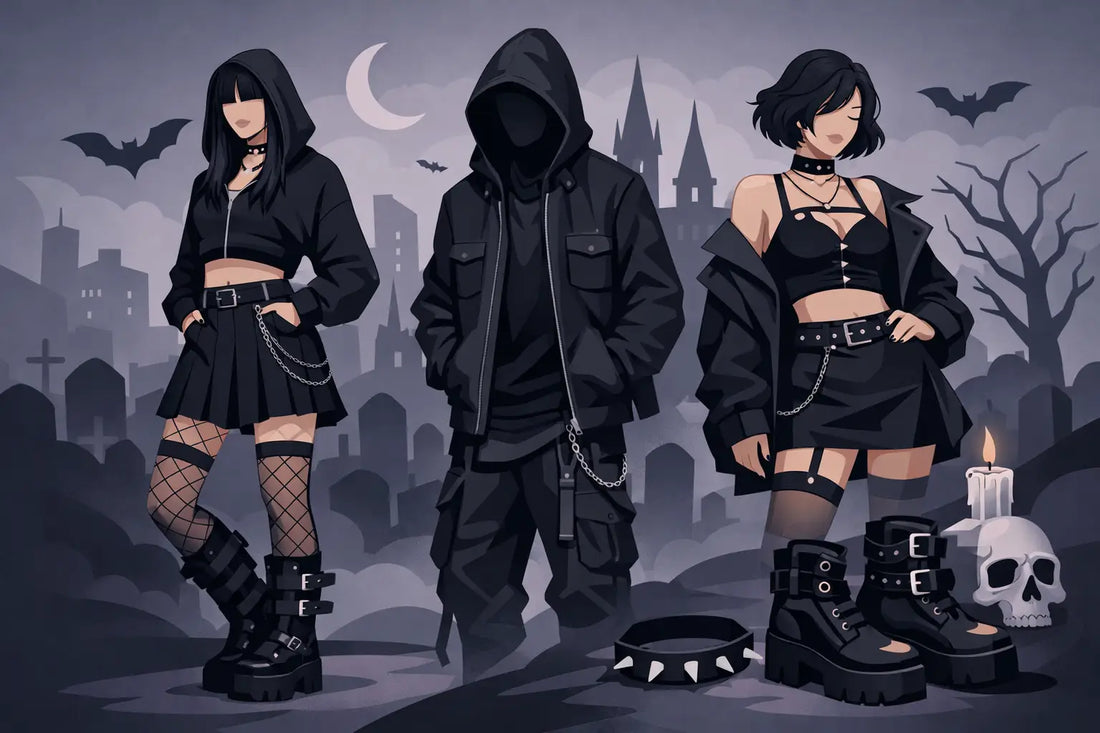 11 Gothic Streetwear Outfit Ideas to Wear Dark