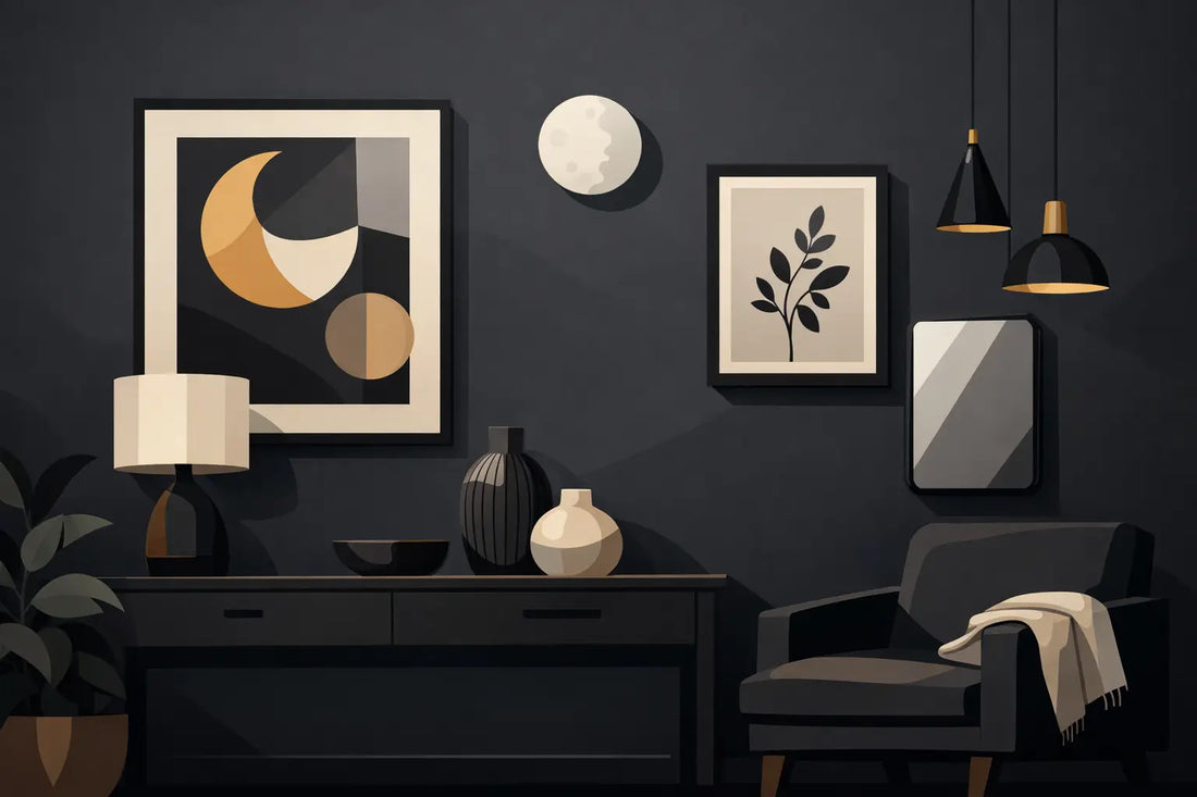 Guide to Dark Wall Decor That Actually Hits
