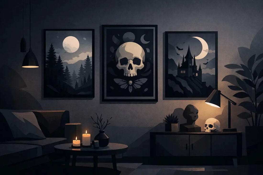 Dark Aesthetic Posters That Own the Room