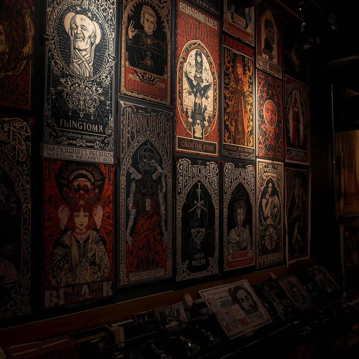 Gothic Wall Art Print – Goth Illustrations for Alternative Home Design