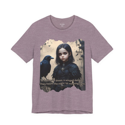 My Gothic Girl T-Shirt "Black Raven"  Whimsy Goth, Goth Fashion, Poetic Gothic Street Wear