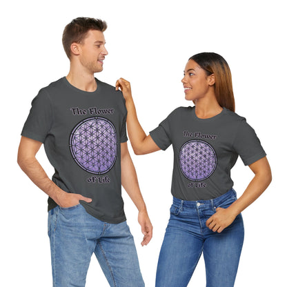 "The Flower of Life"  Gothic Graphic T-Shirt – Alt Aesthetic Poetic Goth Street-wear