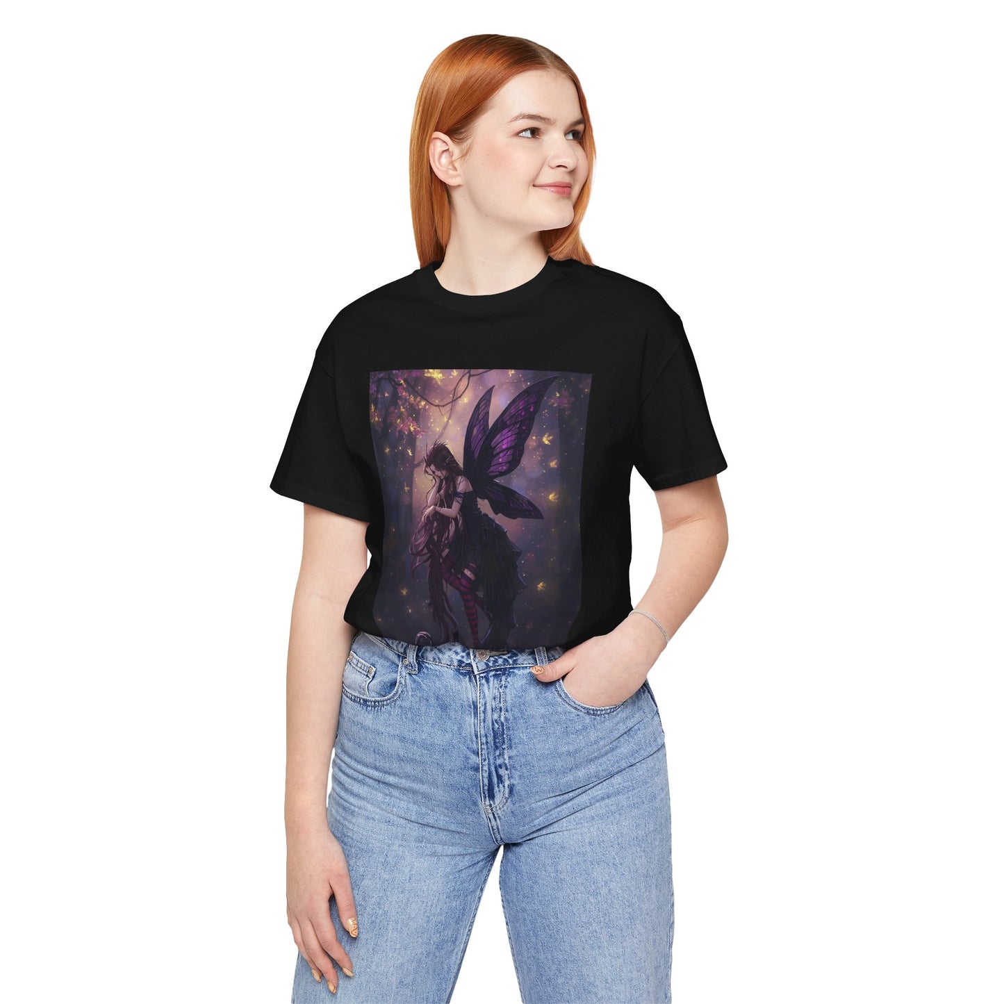 My Gothic Girl "Gothic Fairy" Graphic T-Shirt Unisex Gothic Dark Fashion Casual Wear