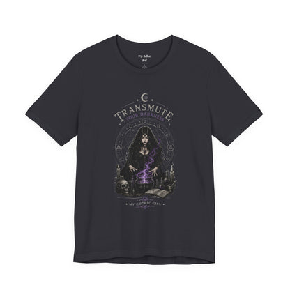 Transmute Your Darkness Alchemist Arts Tee — Witchy Occult Graphic T-Shirt
