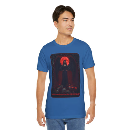 “Lilith Ascendant — She Who Will Not Kneel.” Graphic T-Shirt – Alt Aesthetic Poetic Goth Street-wear