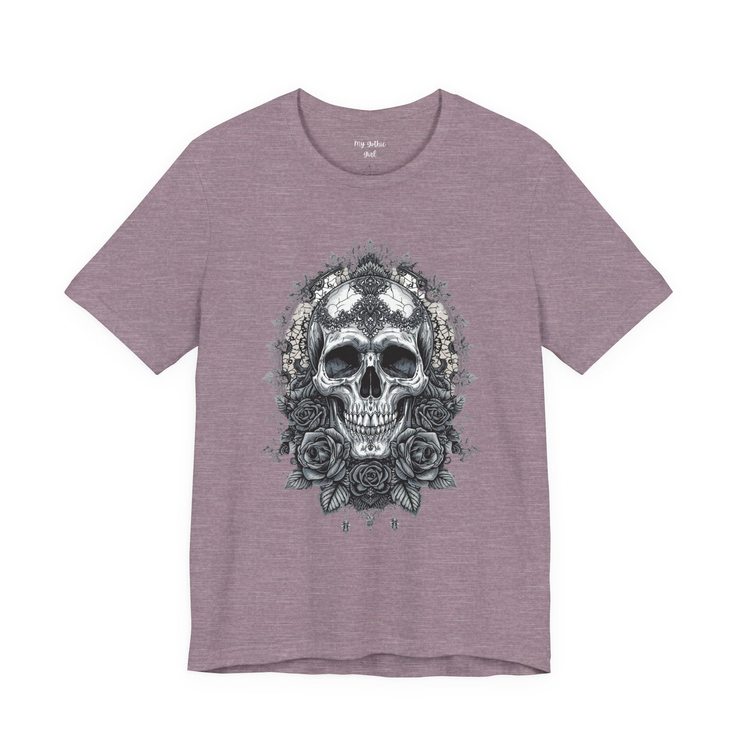Gothic Skull Elegance T-Shirt