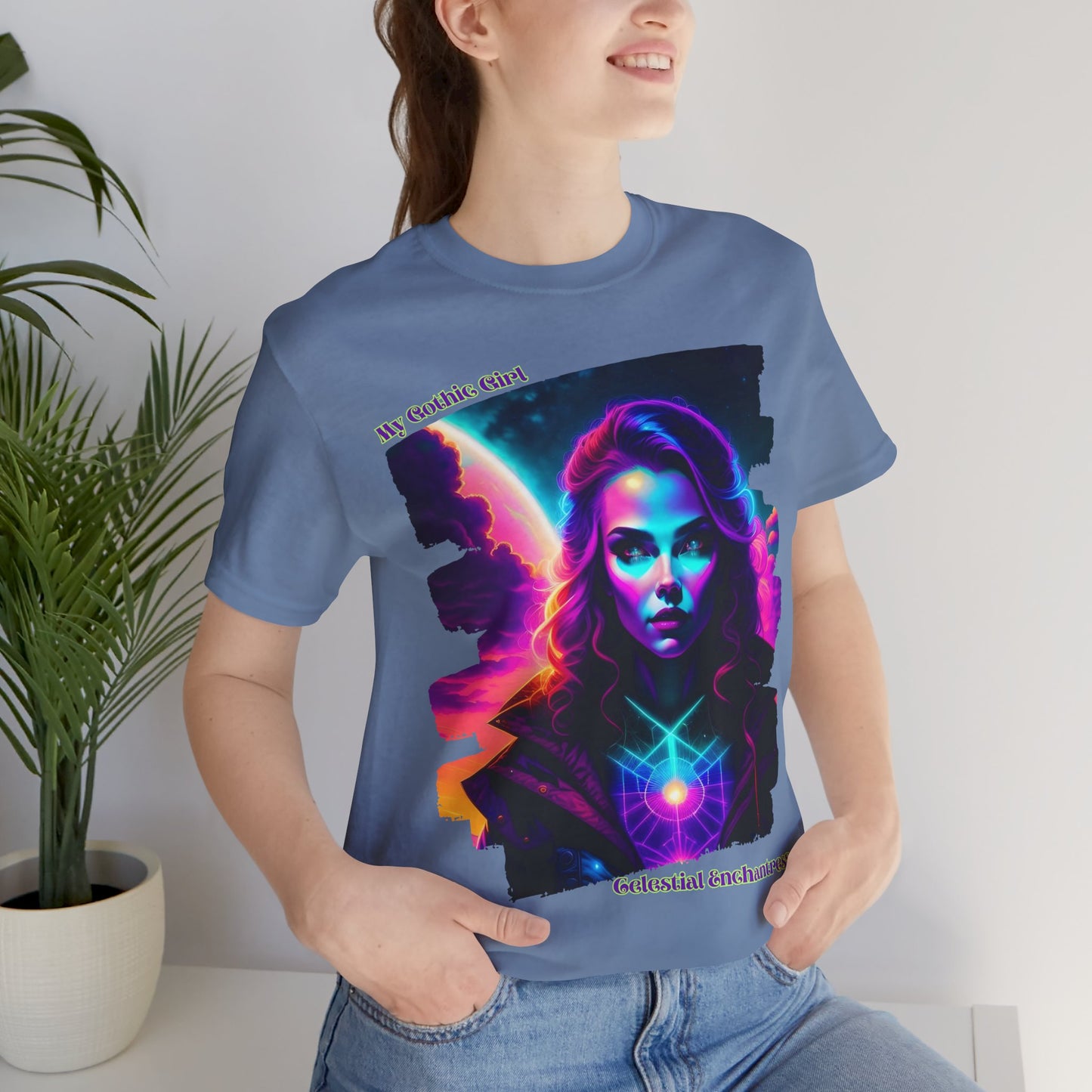 Celestial Enchantress Poetic Goth Graphic Tee – My Gothic Girl