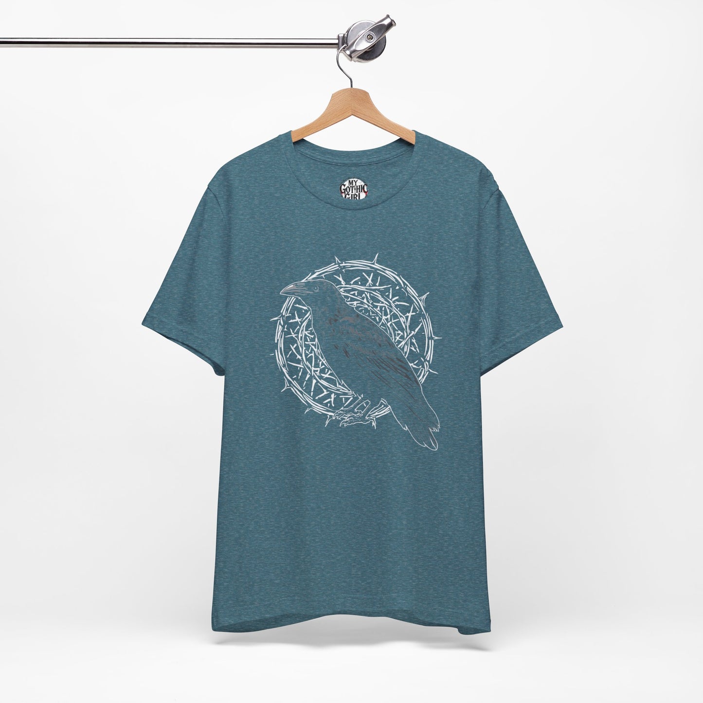 Thorn & Raven Gothic Graphic T-Shirt – Alt Aesthetic Poetic Goth Streetwear