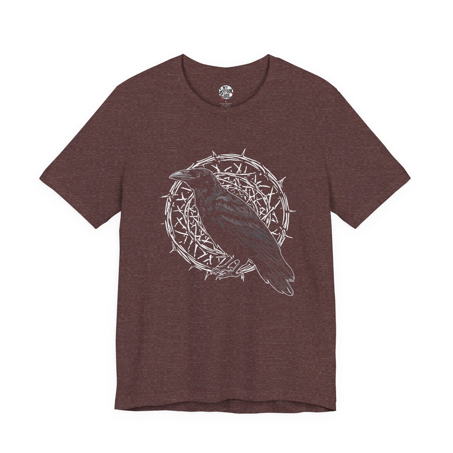 Thorn & Raven Gothic Graphic T-Shirt – Alt Aesthetic Poetic Goth Streetwear