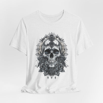 Gothic Skull Elegance T-Shirt