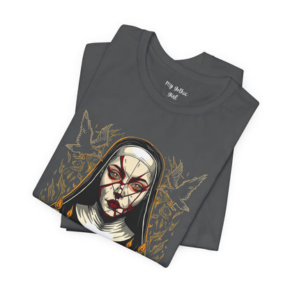 Nocturne Nun Gothic Pop Art T-Shirt