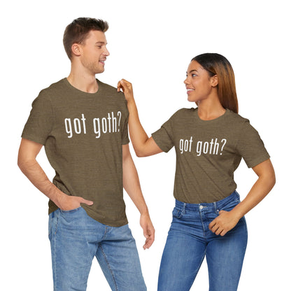 Gothic T-Shirts for Women & Men "got goth?" Dark Aesthetic & Alternative Tees – My Gothic Girl