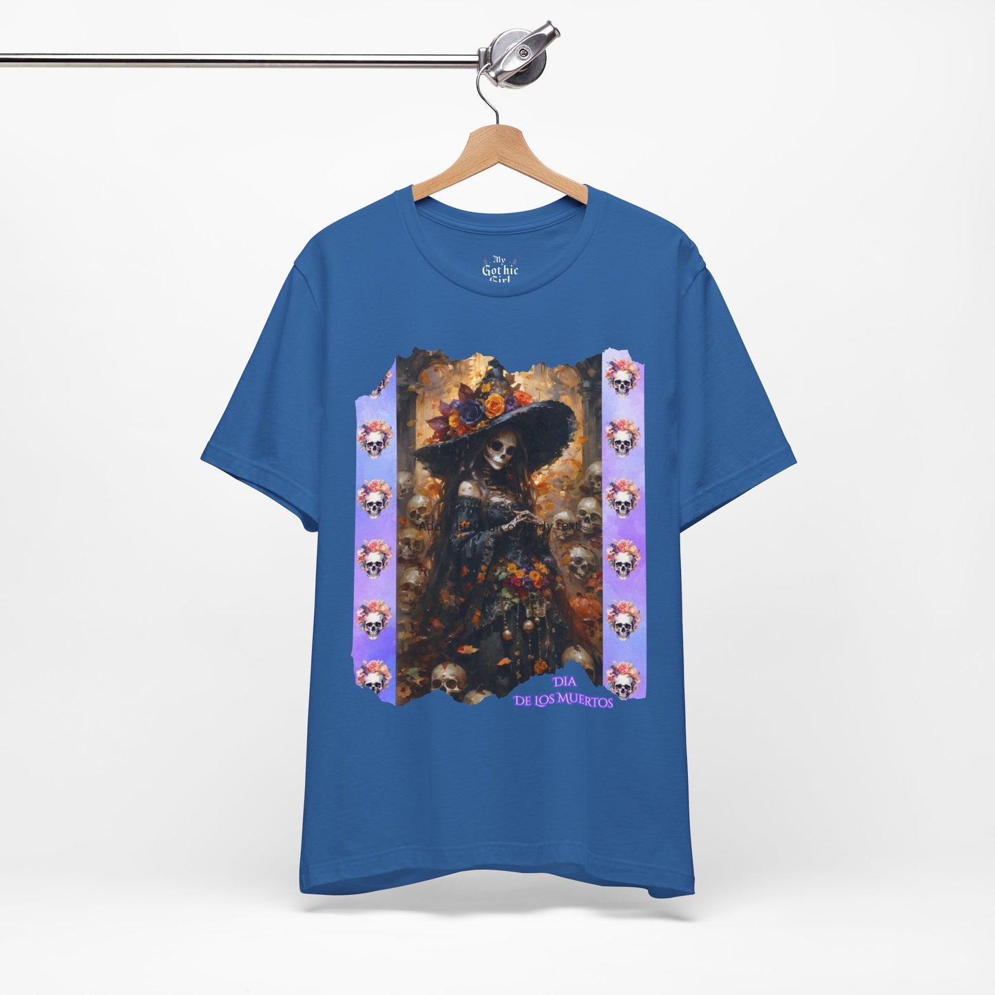 My Gothic Girl Dia De Los Muertos Graphic Tee – Gothic Streetwear, Whimsy Goth, Dark Poetry Alt Fashion