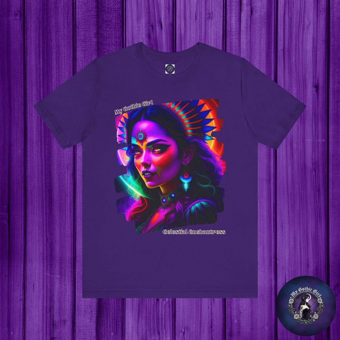 Celestial Enchantress Poetic Goth Graphic Tee – My Gothic Girl