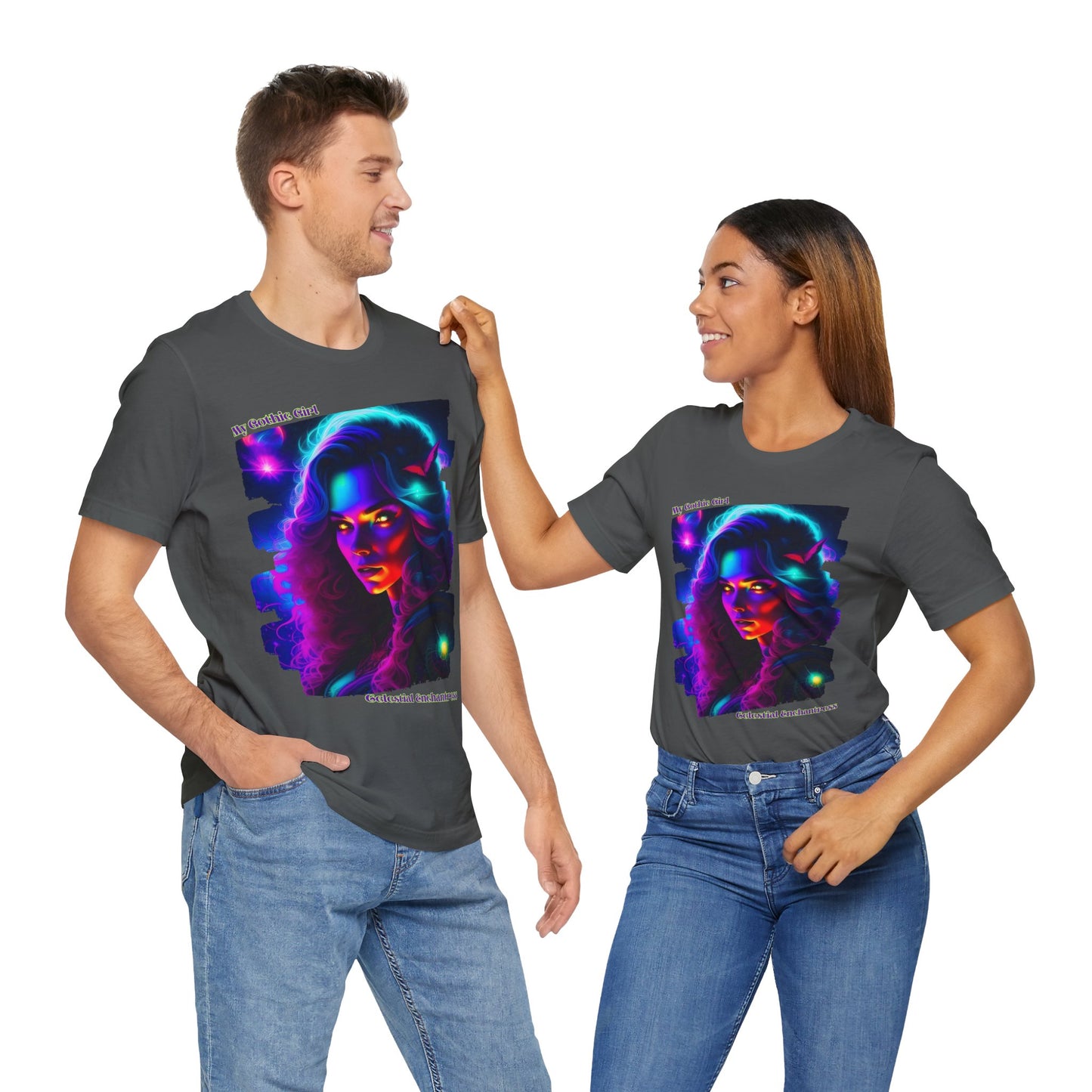 Celestial Enchantress Poetic Goth Graphic Tee – My Gothic Girl