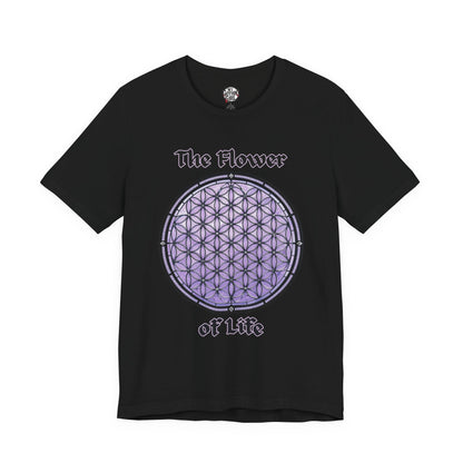 "The Flower of Life"  Gothic Graphic T-Shirt – Alt Aesthetic Poetic Goth Street-wear