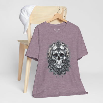Gothic Skull Elegance T-Shirt