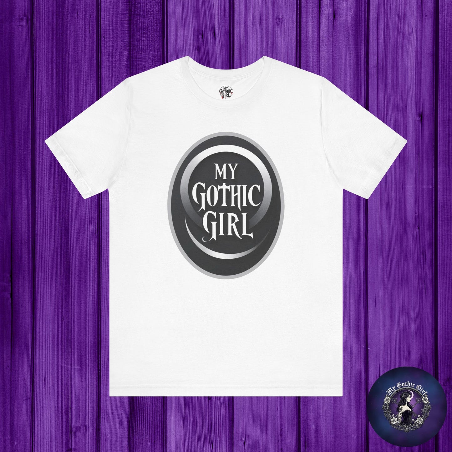 My Gothic Girl Poetic Goth Graphic Tee – Dark Alt Aesthetic Streetwear Fashion
