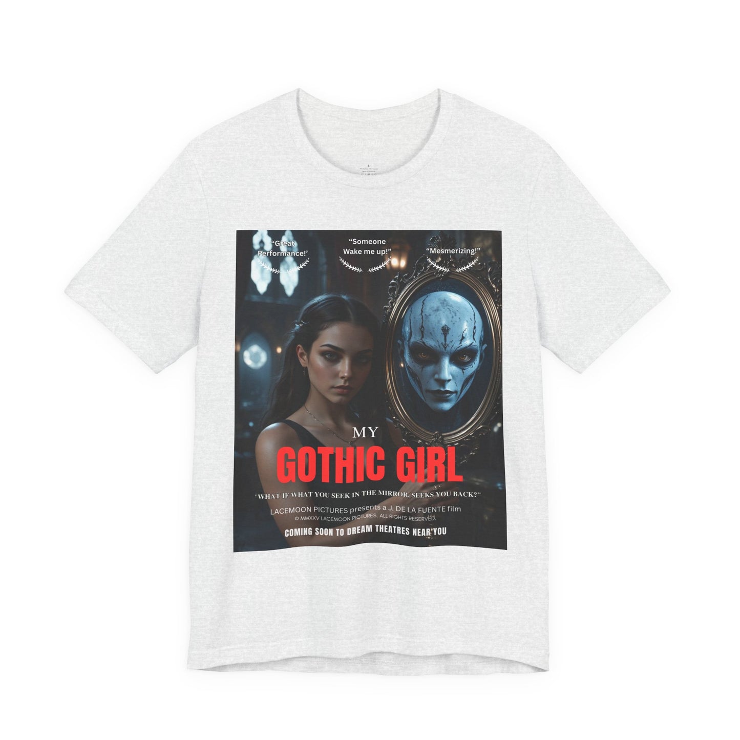 My Gothic Girl T-Shirt "Movie Poster" – Whimsy Goth Streetwear, Dark Poetry Fashion, Alt Aesthetic Apparel