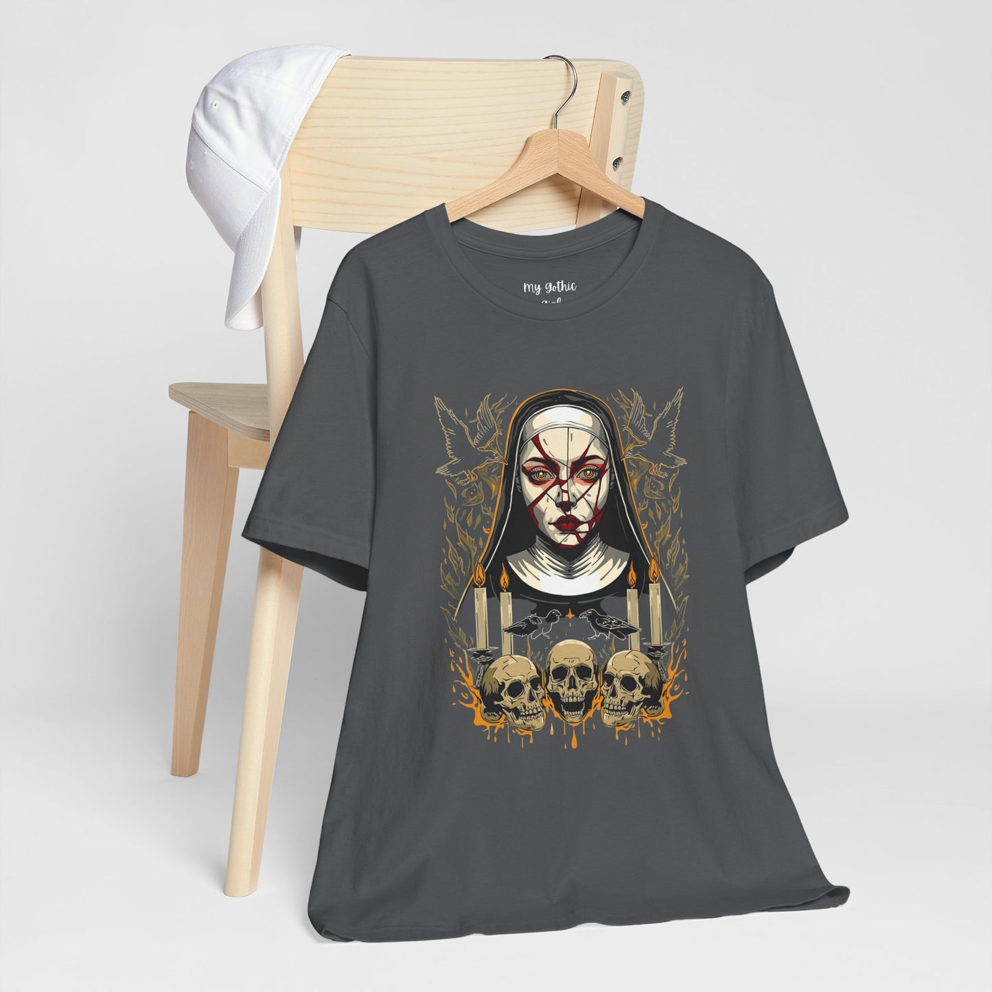 Nocturne Nun Gothic Pop Art T-Shirt