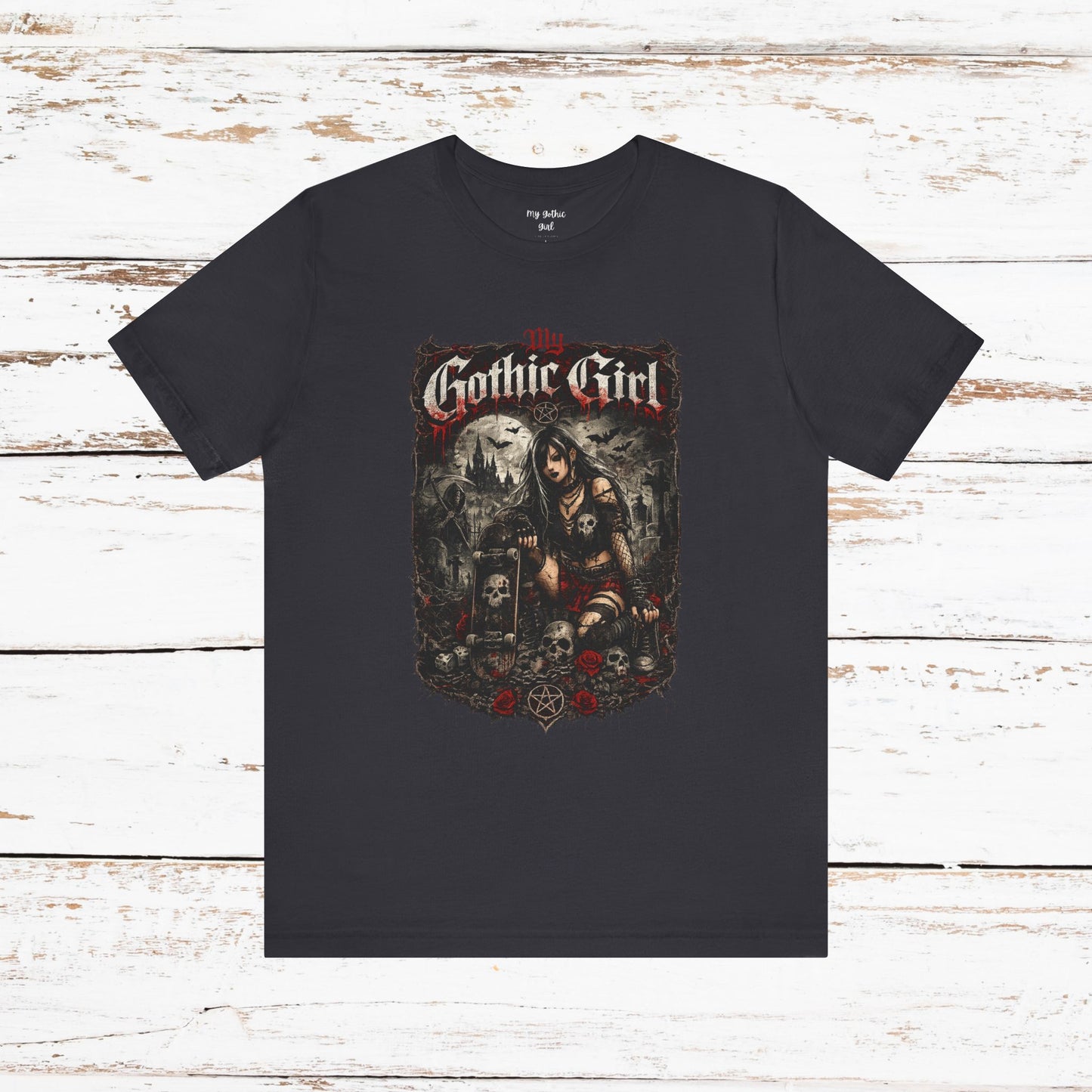 My Gothic Girl - Skater Girl Short Sleeve T Shirt