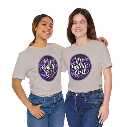 My Gothic Girl Poetic Goth Graphic Tee – Dark Alt Aesthetic Streetwear Fashion