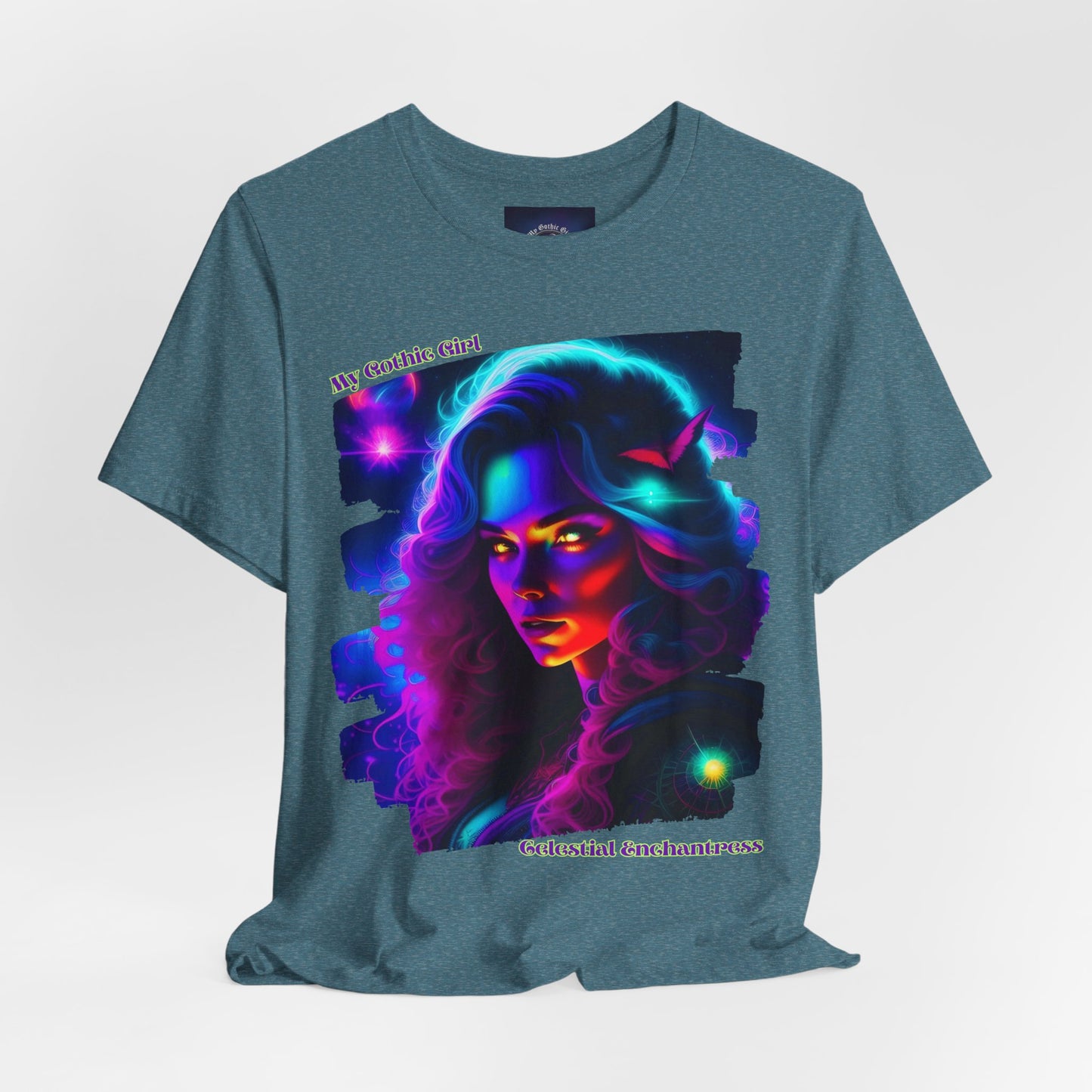 Celestial Enchantress Poetic Goth Graphic Tee – My Gothic Girl
