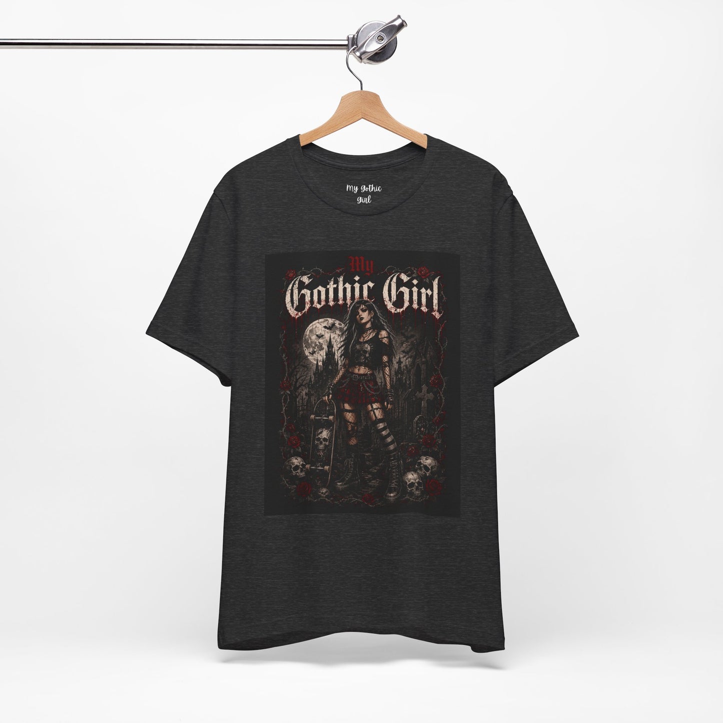 My Gothic Girl - Skater Girl Short Sleeve T Shirt