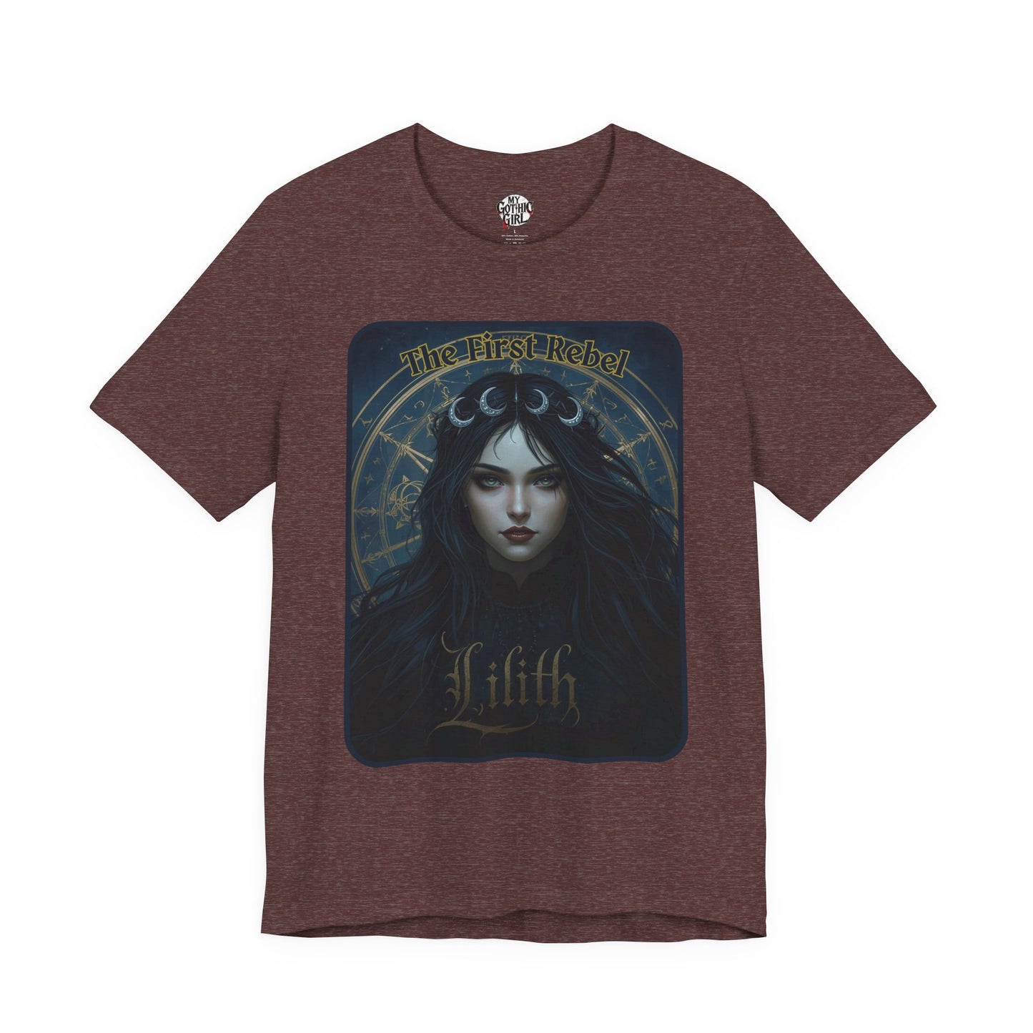 The First Rebel -"Lilith" Graphic T-Shirt – Alt Aesthetic Poetic Goth Street-wear