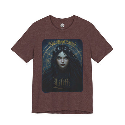 The First Rebel -"Lilith" Graphic T-Shirt – Alt Aesthetic Poetic Goth Street-wear