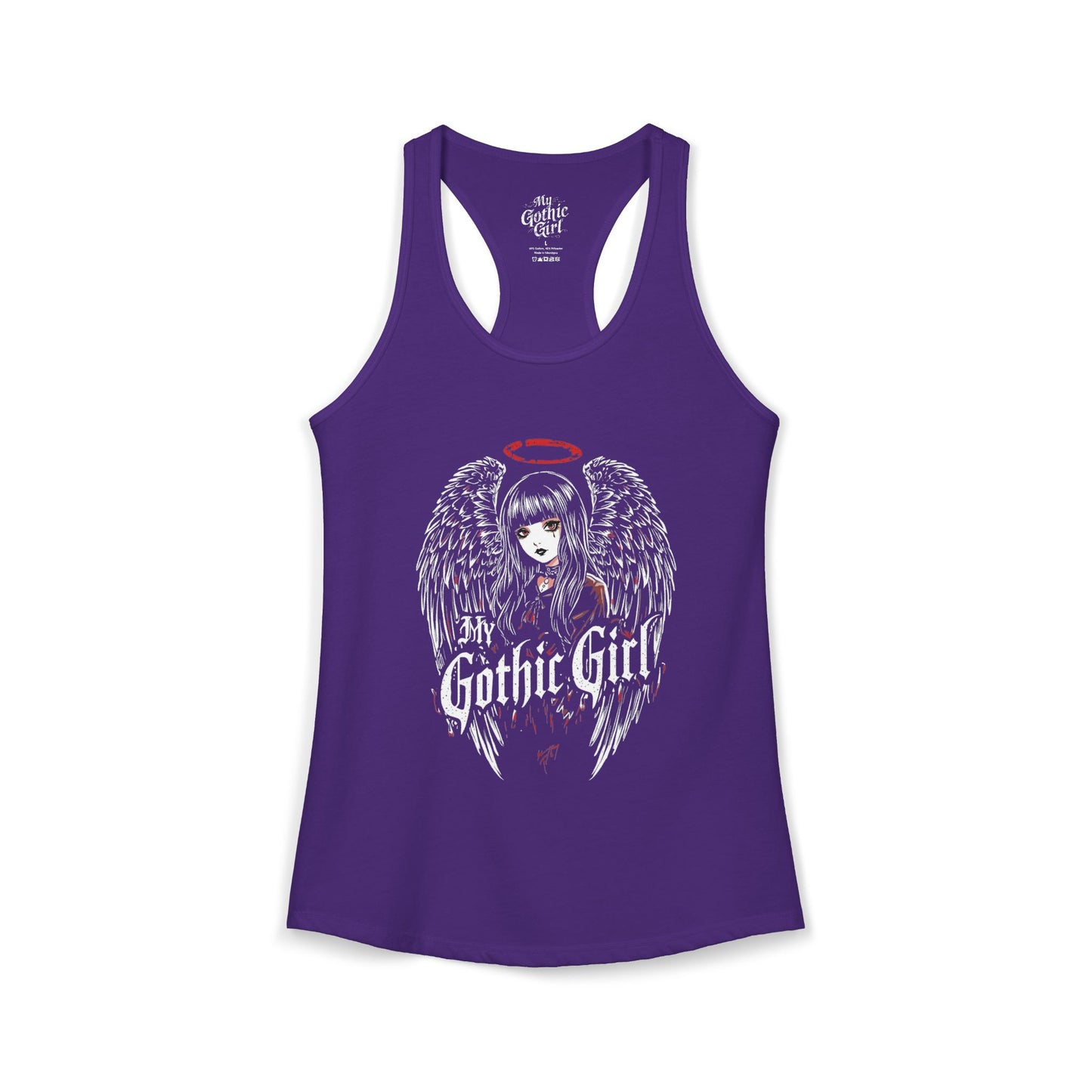 My Gothic Girl Fallen Angel — Women's Racerback Tank Top