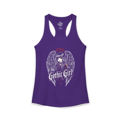 My Gothic Girl Fallen Angel — Women's Racerback Tank Top