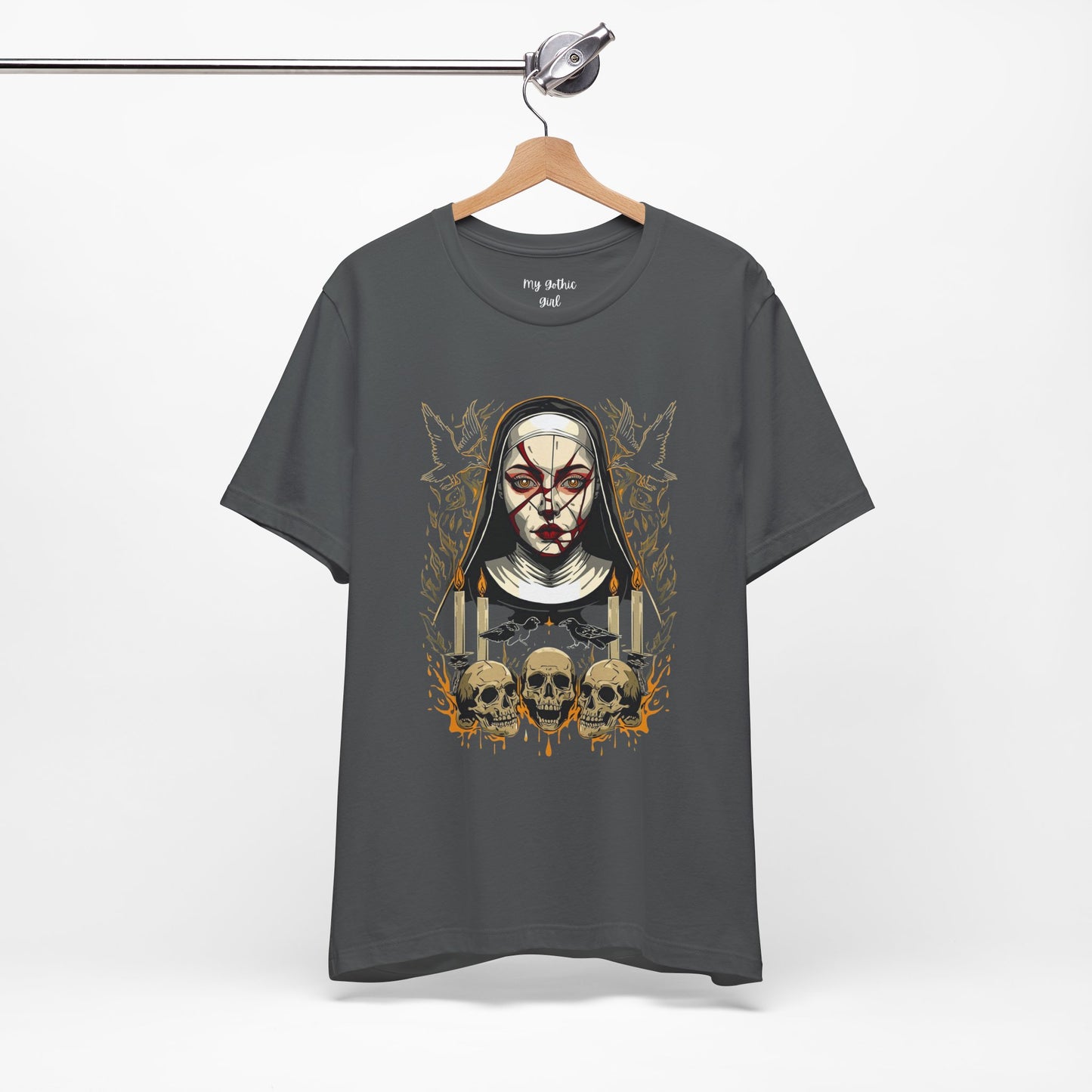 Nocturne Nun Gothic Pop Art T-Shirt