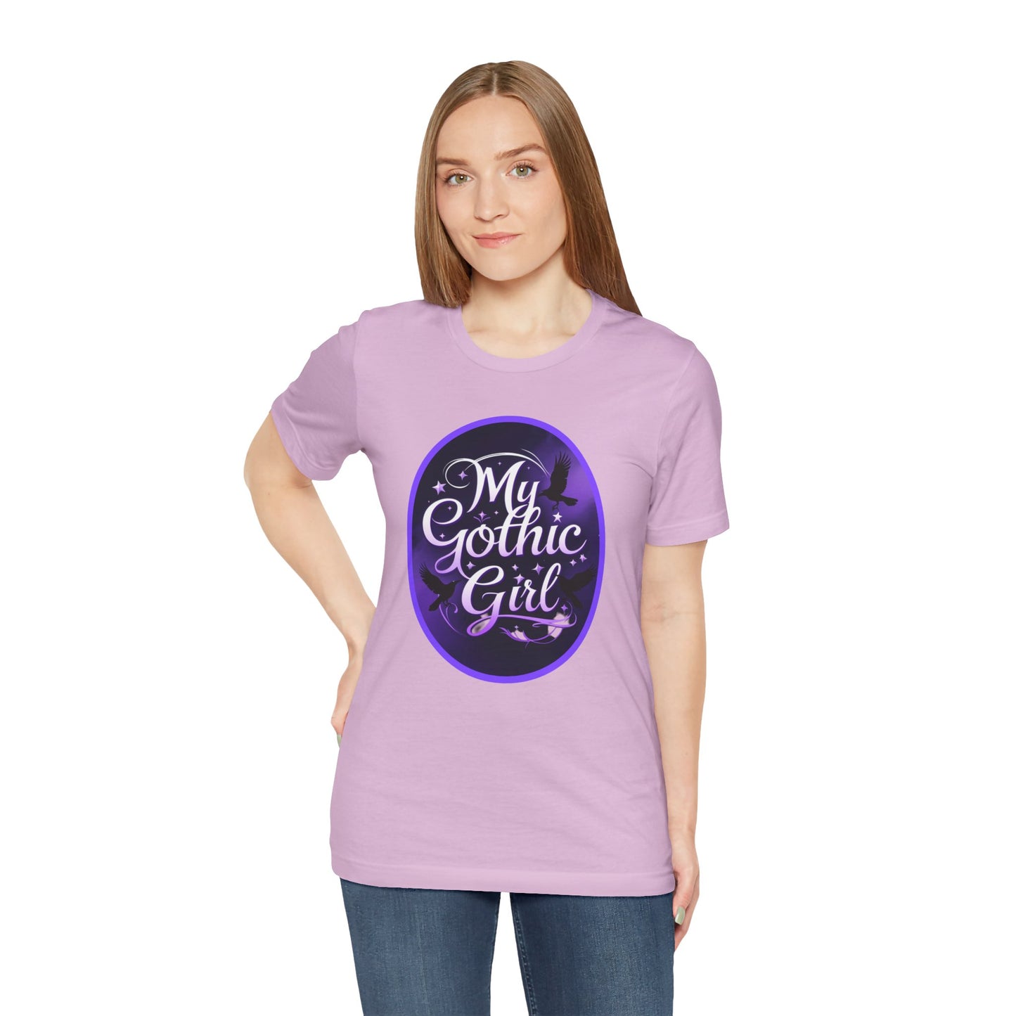 My Gothic Girl Poetic Goth Graphic Tee – Dark Alt Aesthetic Streetwear Fashion